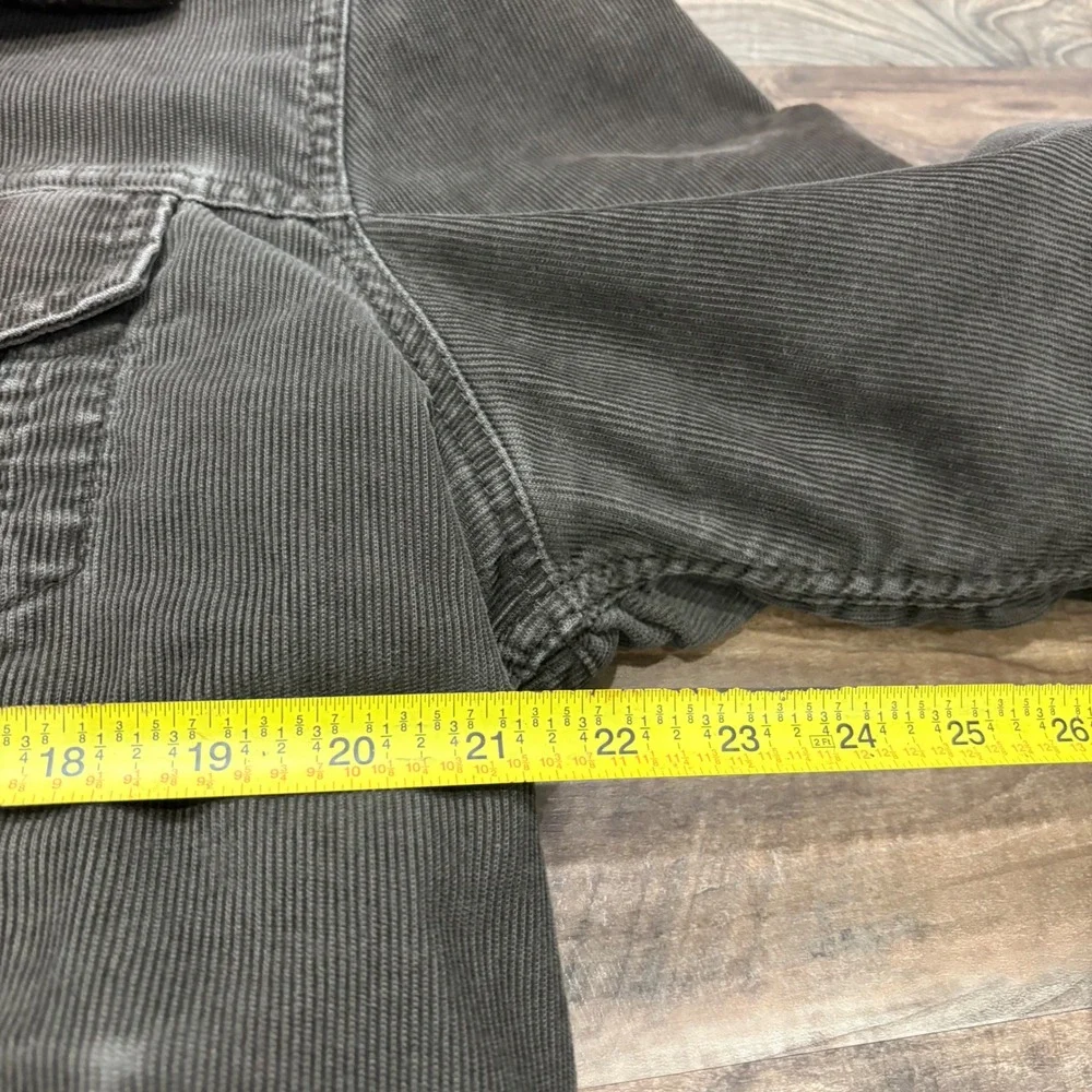 Y2K Levi's Trucker Jacket Mens L Brown Corduroy Sherpa Lined Workwear Coat